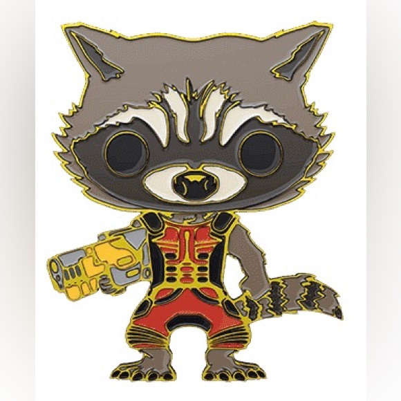 Funko Other - Funko Pop! Rocket Marvel Guardians of the Galaxy Enamel Pin